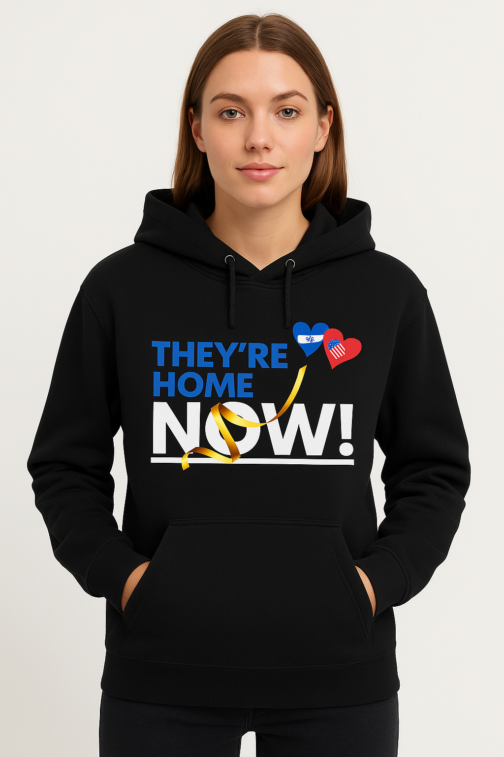 They're Back Home NOW - Hoodie Black