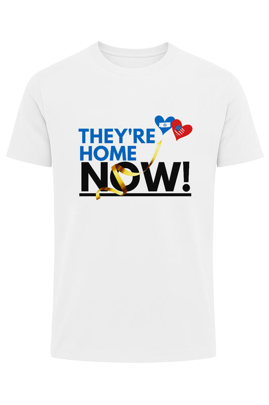 They're Back Home NOW - Short Sleeve T-Shirt White